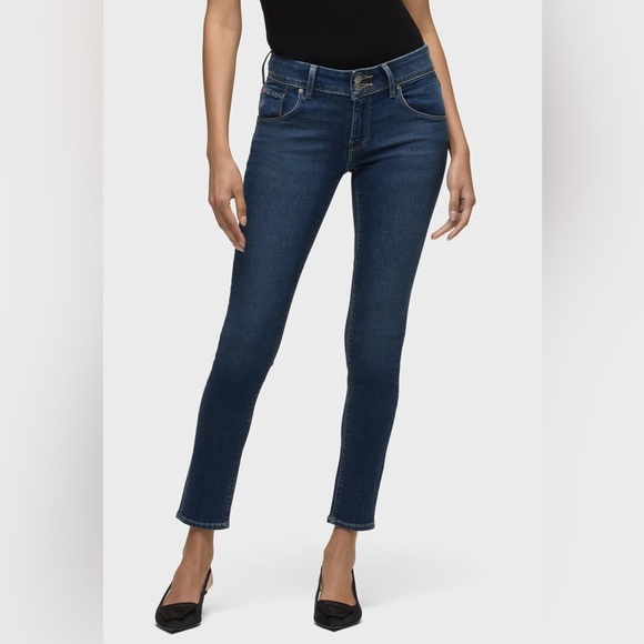 Hudson Jeans Dark Blue “Collin Flap Skinny Jeans” Color Vera - Picture 2 of 10